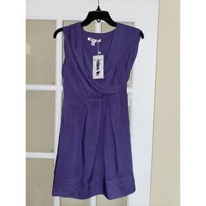 Nico LA Womans Dress Endless Knot Hoody With Pockets Purple NWT Small